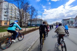 Всемирный день велосипеда. Город Череповец