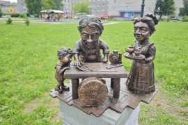 Купчик, Череповец, Северный район, сквер Солнечный.