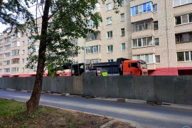 Капитальный ремонт теплосетей на улице Гоголя в Череповце