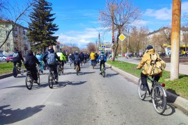 Всемирный день велосипеда. Город Череповец