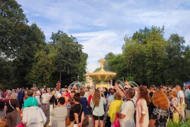 05.08.2026: в Комсомольском парке Череповца состоялось торжественное открытие фонтана после капитального ремонта