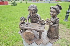 Купчик, Череповец, Северный район, сквер Солнечный.