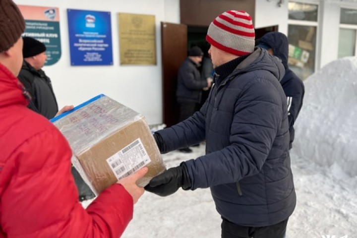 Очередной гуманитарный конвой отправился сегодня в зону проведения специальной военной операции из Череповца