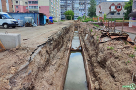 На улице Гоголя в Череповце восстановят дорогу после капремонта теплосетей